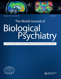 Cover image for The World Journal of Biological Psychiatry, Volume 21, Issue 7, 2020