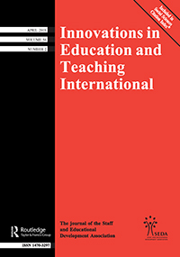 Cover image for Innovations in Education and Teaching International, Volume 56, Issue 2, 2019