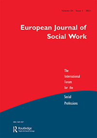 Cover image for European Journal of Social Work, Volume 24, Issue 1, 2021