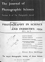 Cover image for The Imaging Science Journal, Volume 2, Issue 2, 1954