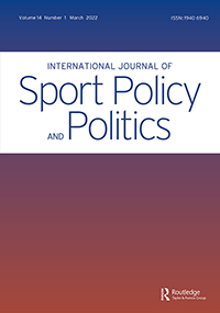 Cover image for International Journal of Sport Policy and Politics, Volume 14, Issue 1, 2022