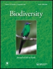 Cover image for Biodiversity, Volume 10, Issue 2-3, 2009