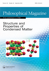 Cover image for Philosophical Magazine, Volume 101, Issue 18, 2021