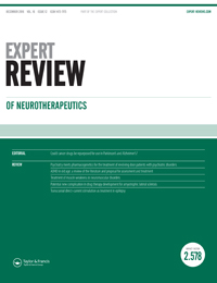 Cover image for Expert Review of Neurotherapeutics, Volume 16, Issue 12, 2016