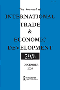 Cover image for The Journal of International Trade & Economic Development, Volume 29, Issue 8, 2020