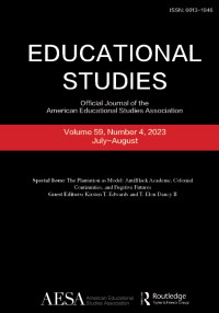 Cover image for Educational Studies, Volume 59, Issue 4, 2023