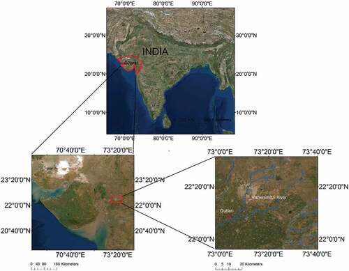 Figure 1. Geographical location of the study area.