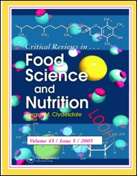 Cover image for Critical Reviews in Food Science and Nutrition, Volume 47, Issue 6, 2007