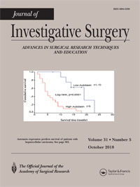 Cover image for Journal of Investigative Surgery, Volume 31, Issue 5, 2018
