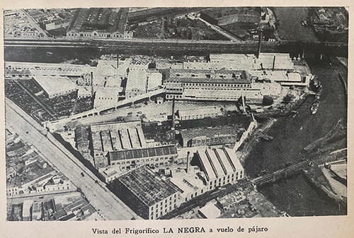 Figure 9. Aerial view of the meat processing plant La Negra. Source: Mil Fórmulas de Cocina “La Negra” (Citation1924).