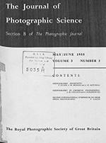 Cover image for The Imaging Science Journal, Volume 3, Issue 3, 1955