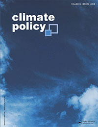 Cover image for Climate Policy, Volume 19, Issue 8, 2019