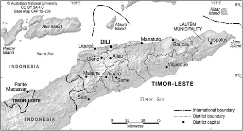 Figure 1 Map, Timor-Leste.
