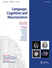 Cover image for Language, Cognition and Neuroscience, Volume 35, Issue 6, 2020
