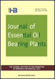 Cover image for Journal of Essential Oil Bearing Plants, Volume 17, Issue 6, 2014