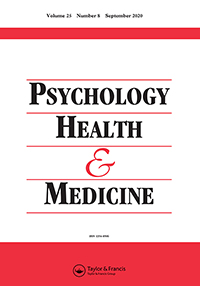 Cover image for Psychology, Health & Medicine, Volume 25, Issue 8, 2020