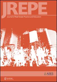 Cover image for Journal of Real Estate Practice and Education, Volume 11, Issue 2, 2008