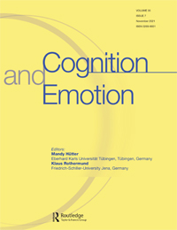 Cover image for Cognition and Emotion, Volume 35, Issue 7, 2021