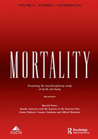 Cover image for Mortality, Volume 20, Issue 4, 2015