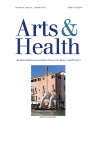 Cover image for Arts & Health, Volume 9, Issue 3, 2017