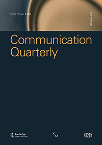 Cover image for Communication Quarterly, Volume 71, Issue 3, 2023