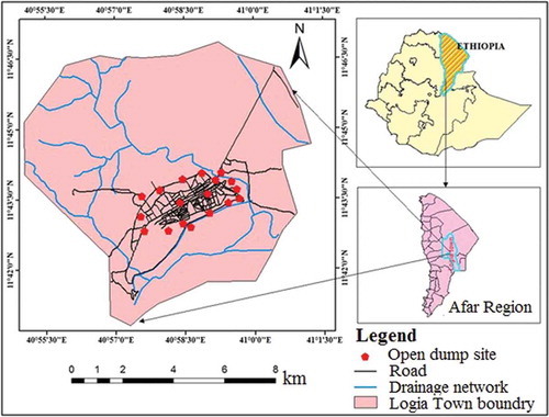 Figure 1. Location map of the study area