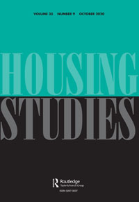 Cover image for Housing Studies, Volume 35, Issue 9, 2020