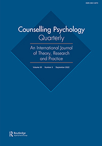 Cover image for Counselling Psychology Quarterly, Volume 35, Issue 3, 2022