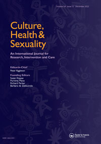 Cover image for Culture, Health & Sexuality, Volume 24, Issue 12, 2022