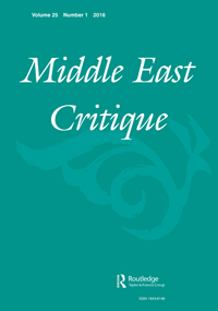 Cover image for Middle East Critique, Volume 25, Issue 1, 2016