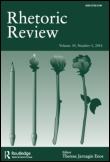 Cover image for Rhetoric Review, Volume 35, Issue 2, 2016