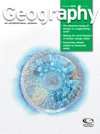 Cover image for Geography, Volume 106, Issue 3, 2021