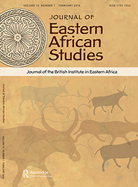 Cover image for Journal of Eastern African Studies, Volume 10, Issue 1, 2016