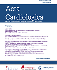 Cover image for Acta Cardiologica, Volume 73, Issue 4, 2018