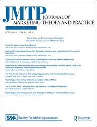 Cover image for Journal of Marketing Theory and Practice, Volume 25, Issue 2, 2017