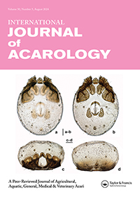 Cover image for International Journal of Acarology, Volume 50, Issue 5, 2024