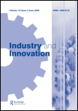 Cover image for Industry and Innovation, Volume 20, Issue 8, 2013