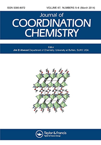 Cover image for Journal of Coordination Chemistry, Volume 67, Issue 5, 2014