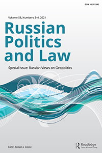 Cover image for Russian Politics & Law, Volume 58, Issue 3-4, 2021