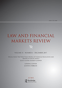 Cover image for Law and Financial Markets Review, Volume 11, Issue 4, 2017