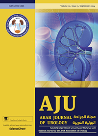 Cover image for Arab Journal of Urology, Volume 12, Issue 3, 2014