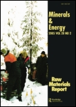 Cover image for Minerals & Energy - Raw Materials Report, Volume 16, Issue 4, 2001