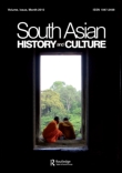 Cover image for South Asian History and Culture, Volume 4, Issue 3, 2013
