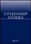 Cover image for Citizenship Studies, Volume 14, Issue 5, 2010