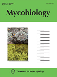 Cover image for Mycobiology, Volume 34, Issue 3, 2006