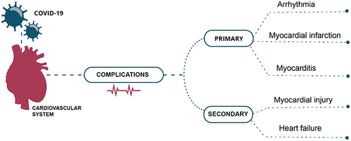 Figure 1 Primary and secondary complications caused by on the circulatory system.