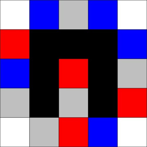 Figure 3. Grid map with trap.