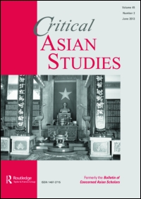 Cover image for Critical Asian Studies, Volume 21, Issue 2-4, 1989
