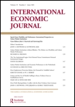 Cover image for International Economic Journal, Volume 18, Issue 4, 2004
