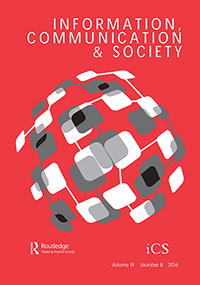 Cover image for Information, Communication & Society, Volume 19, Issue 8, 2016